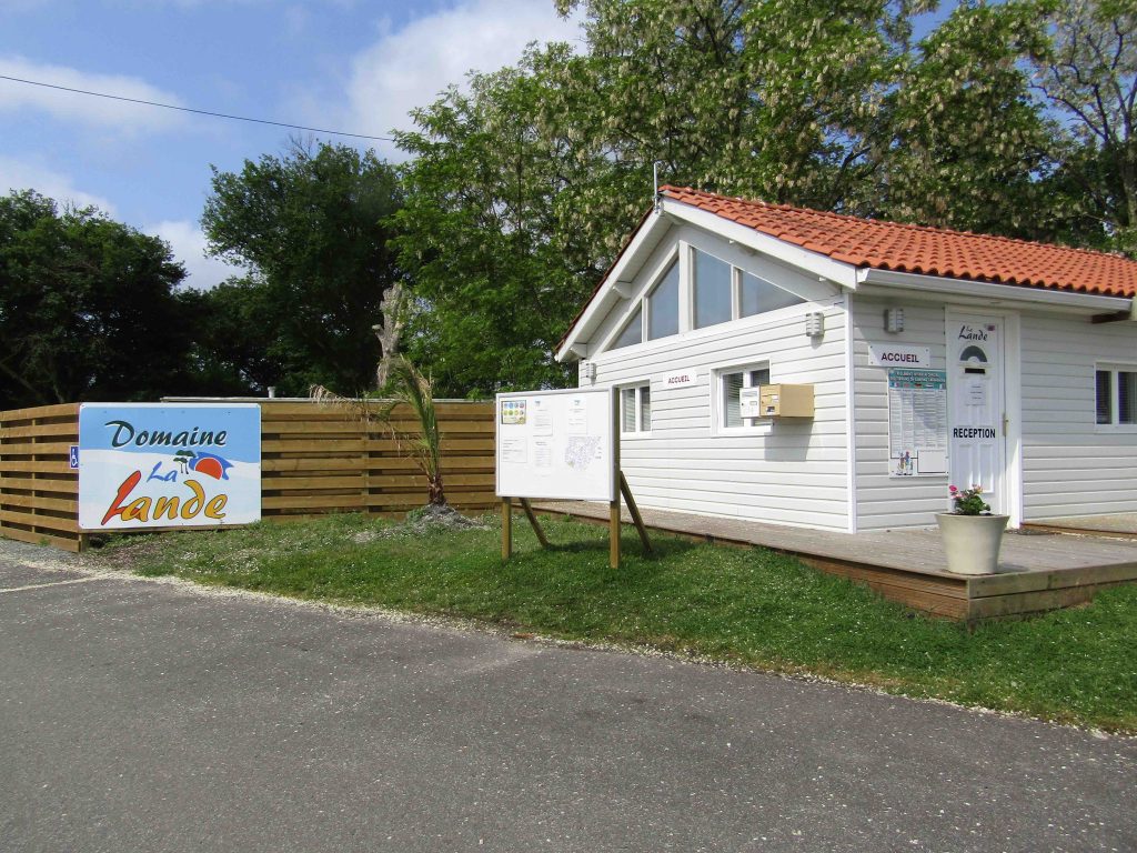 Entrée Camping La Lande Mimizan (40)