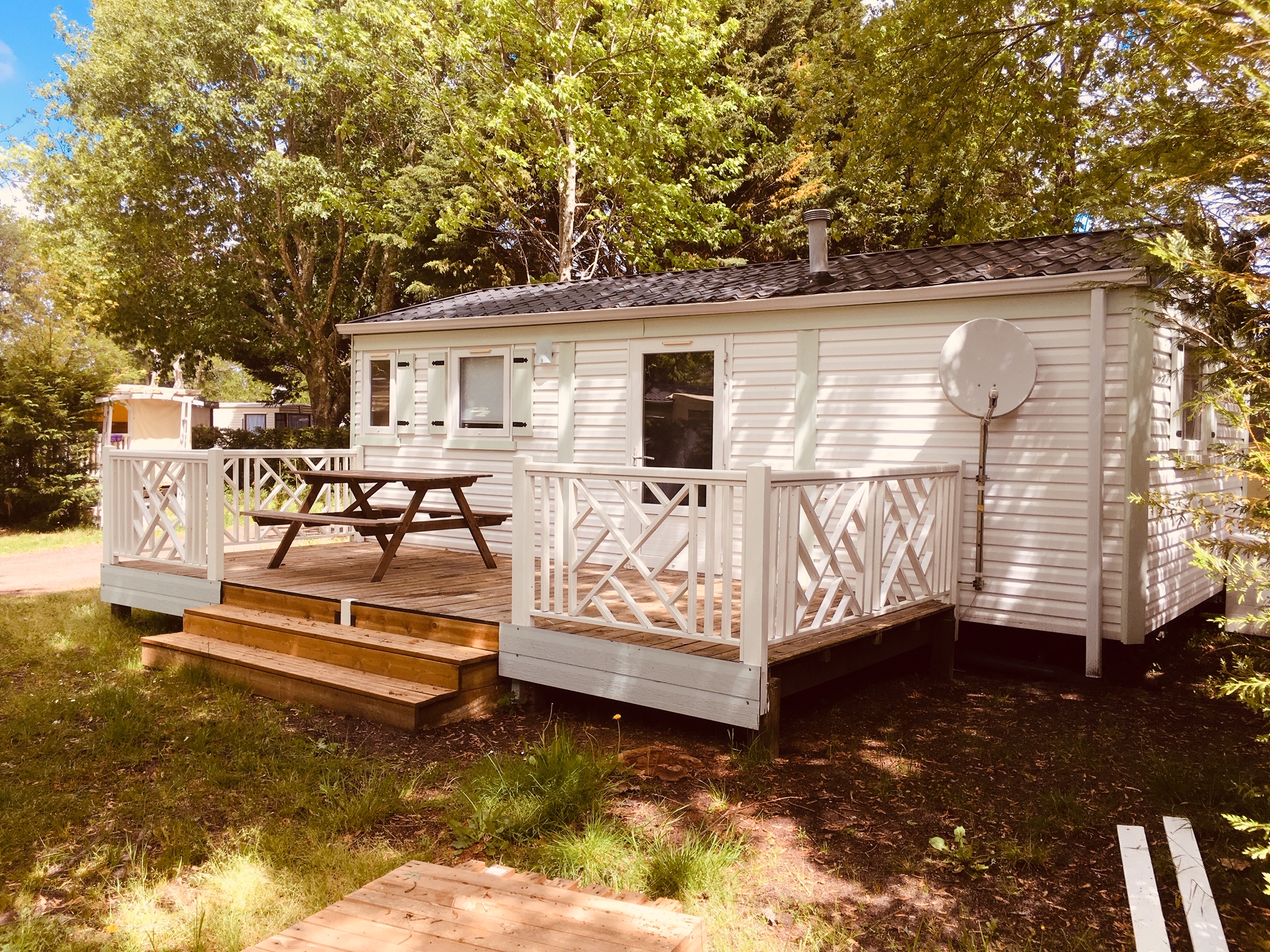Nos Mobilhomes Camping La Lande à Mimizan